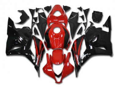 Kit Carenado ABS Completo Honda CBR 600 RR 09-12 - Rojo Negro