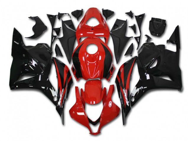 Kit Carenado ABS Completo Honda CBR 600 RR 09-12 - Rojo Negro Kit Carenado ABS Completo Honda CBR 600 RR 09-12 - Rojo Negro