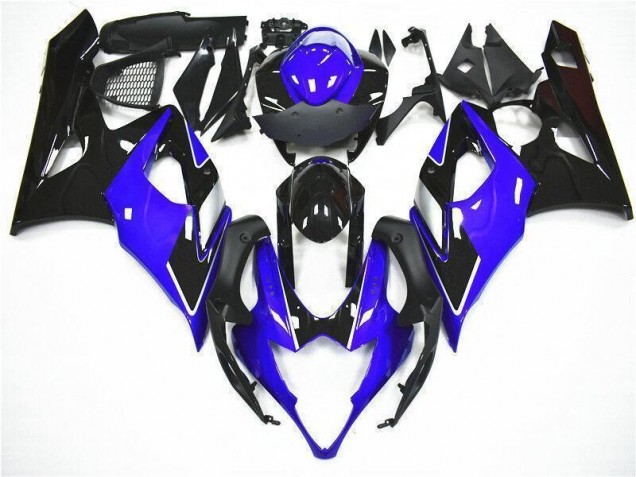 Kit Carenado ABS Completo Suzuki GSXR 1000 K5 05-06 - Azul Negro Kit Carenado ABS Completo Suzuki GSXR 1000 K5 05-06 - Azul Negro