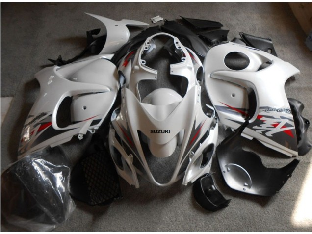 Kit Carenado ABS Completo Suzuki GSXR 1300 Hayabusa 08-19 - Blanco Negro Kit Carenado ABS Completo Suzuki GSXR 1300 Hayabusa 08-19 - Blanco Negro