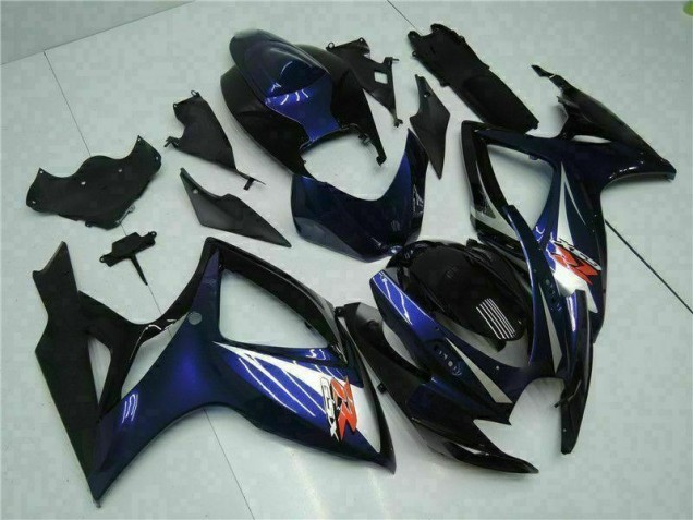 Kit Carenado ABS Completo Suzuki GSXR 600 / 750 K6 06-07 - Azul Negro Kit Carenado ABS Completo Suzuki GSXR 600 / 750 K6 06-07 - Azul Negro