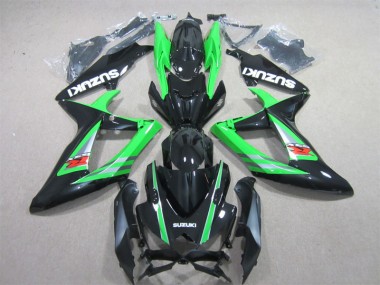 Kit Carenado ABS Completo Suzuki GSXR 600 K6 06-07 - Negro Verde