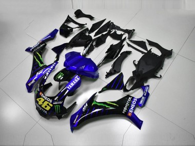 Kit Carenado ABS Completo Yamaha R1 15-19 - Azul Azul Blanco ENEOS 46 Monster