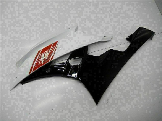 Kit Carenado ABS Completo Yamaha R6 06-07 - Blanco Negro Kit Carenado ABS Completo Yamaha R6 06-07 - Blanco Negro