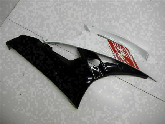 Kit Carenado ABS Completo Yamaha R6 06-07 - Blanco Negro Kit Carenado ABS Completo Yamaha R6 06-07 - Blanco Negro