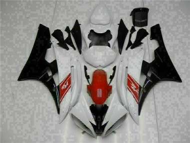 Kit Carenado ABS Completo Yamaha R6 06-07 - Blanco Negro