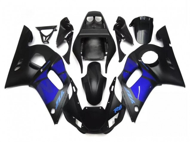 Kit Carenado ABS Completo Yamaha R6 98-02 - Azul Negro Kit Carenado ABS Completo Yamaha R6 98-02 - Azul Negro