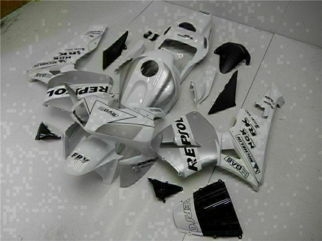 Kit Carenado Inyección Honda CBR 600 RR 03-04 - Blanco Repsol Kit Carenado Inyección Honda CBR 600 RR 03-04 - Blanco Repsol