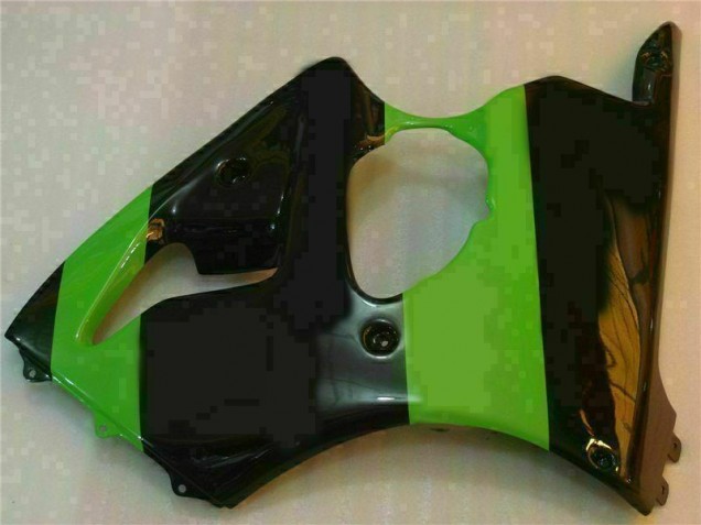Kit Carenado Inyección Kawasaki ZX6R 00-02 - Verde Negro Kit Carenado Inyección Kawasaki ZX6R 00-02 - Verde Negro