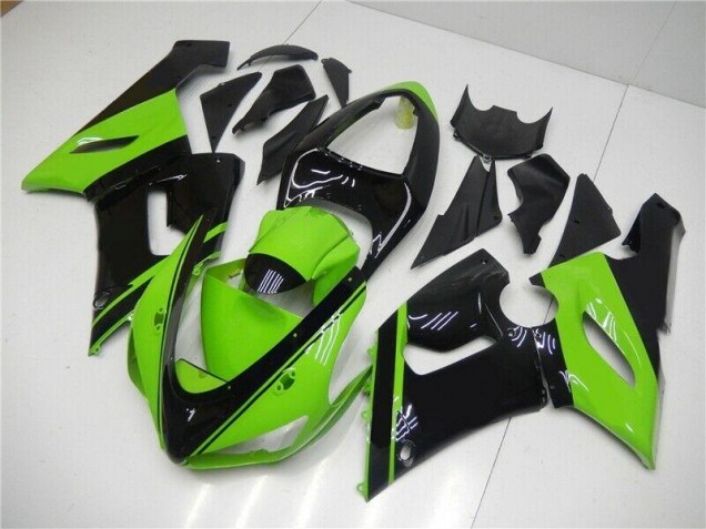 Kit Carenado Inyección Kawasaki ZX6R 05-06 - Verde Negro Kit Carenado Inyección Kawasaki ZX6R 05-06 - Verde Negro