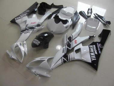 Kit Carenado Inyección Yamaha R6 06-07 - Negro Blanco