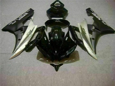 Kit Carenado Inyección Yamaha R6 06-07 - Plata Negro