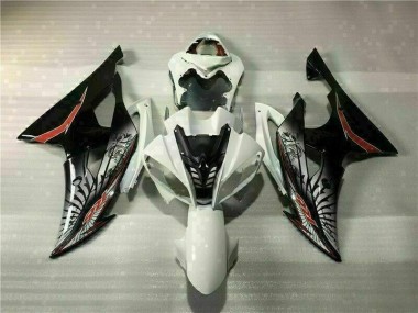 Kit Carenado Inyección Yamaha R6 08-16 - Blanco Negro