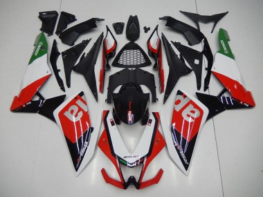 Kit Carenado Moto Aprilia RSV4 09-15 - Negro Rojo