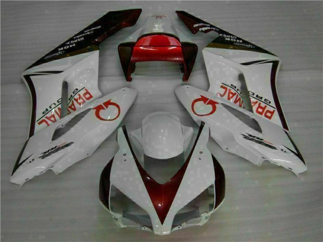 Kit Carenado Moto Honda CBR 1000 RR 04-05 - Blanco Rojo Kit Carenado Moto Honda CBR 1000 RR 04-05 - Blanco Rojo