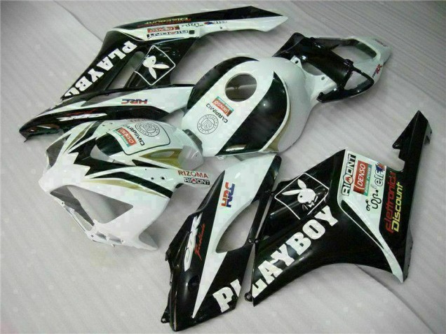Kit Carenado Moto Honda CBR 1000 RR 04-05 - Negro Blanco Kit Carenado Moto Honda CBR 1000 RR 04-05 - Negro Blanco