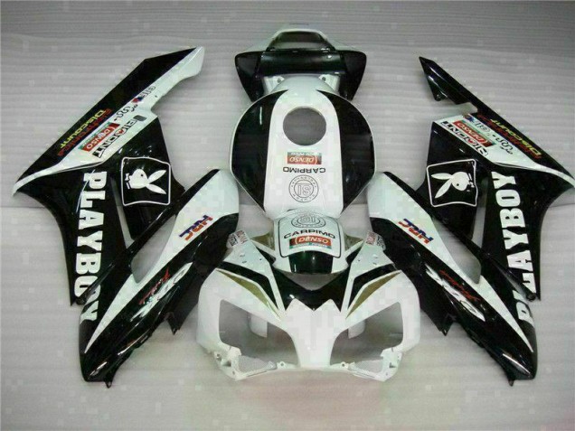 Kit Carenado Moto Honda CBR 1000 RR 04-05 - Negro Blanco Kit Carenado Moto Honda CBR 1000 RR 04-05 - Negro Blanco