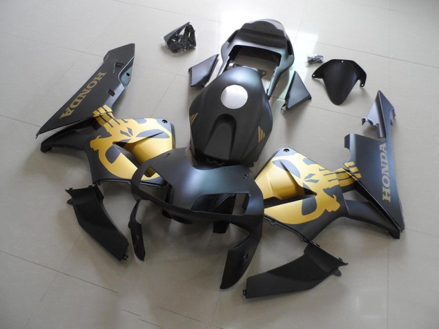 Kit Carenado Moto Honda CBR 600 RR 03-04 - Negro Oro Calcomanías