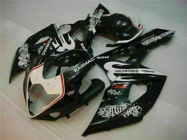 Kit Carenado Moto Suzuki GSXR 1000 K5 05-06 - Blanco Negro Kit Carenado Moto Suzuki GSXR 1000 K5 05-06 - Blanco Negro