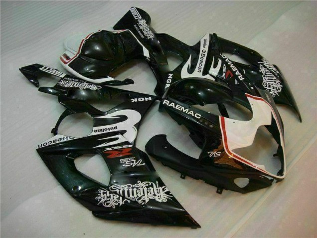 Kit Carenado Moto Suzuki GSXR 1000 K5 05-06 - Blanco Negro Kit Carenado Moto Suzuki GSXR 1000 K5 05-06 - Blanco Negro