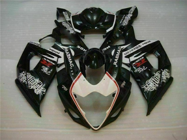 Kit Carenado Moto Suzuki GSXR 1000 K5 05-06 - Blanco Negro Kit Carenado Moto Suzuki GSXR 1000 K5 05-06 - Blanco Negro