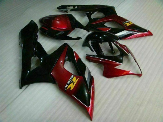 Kit Carenado Moto Suzuki GSXR 1000 K5 05-06 - Rojo Negro Kit Carenado Moto Suzuki GSXR 1000 K5 05-06 - Rojo Negro