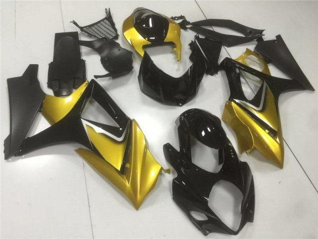 Kit Carenado Moto Suzuki GSXR 1000 K7 07-08 - Oro Negro Kit Carenado Moto Suzuki GSXR 1000 K7 07-08 - Oro Negro