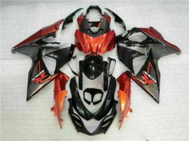 Kit Carenado Moto Suzuki GSXR 1000 K9 09-16 - Marrón Negro