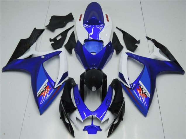 Kit Carenado Moto Suzuki GSXR 600 / 750 K6 06-07 - Blanco Azul Kit Carenado Moto Suzuki GSXR 600 / 750 K6 06-07 - Blanco Azul