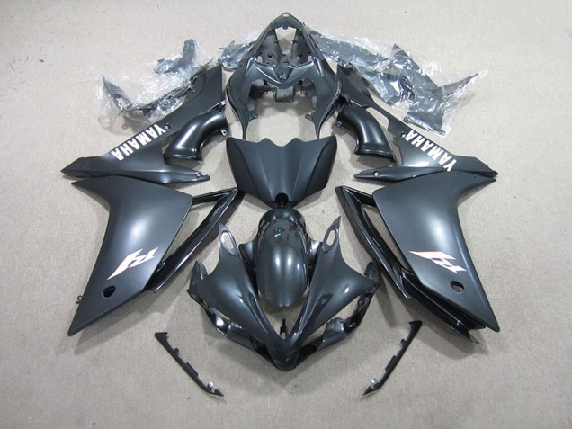 Kit Carenado Moto Yamaha R1 07-08 - Negro Blanco Calcomanía Kit Carenado Moto Yamaha R1 07-08 - Negro Blanco Calcomanía