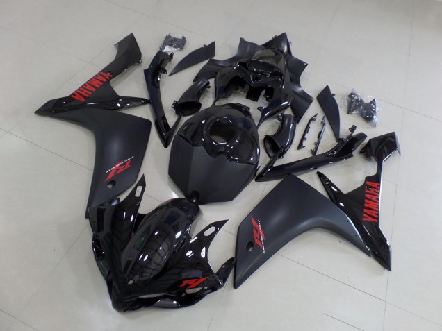 Kit Carenado Moto Yamaha R1 07-08 - Negro Mate Rojo Kit Carenado Moto Yamaha R1 07-08 - Negro Mate Rojo