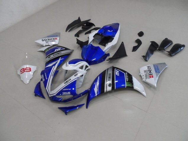 Kit Carenado Moto Yamaha R1 09-11 - Azul Blanco Kit Carenado Moto Yamaha R1 09-11 - Azul Blanco