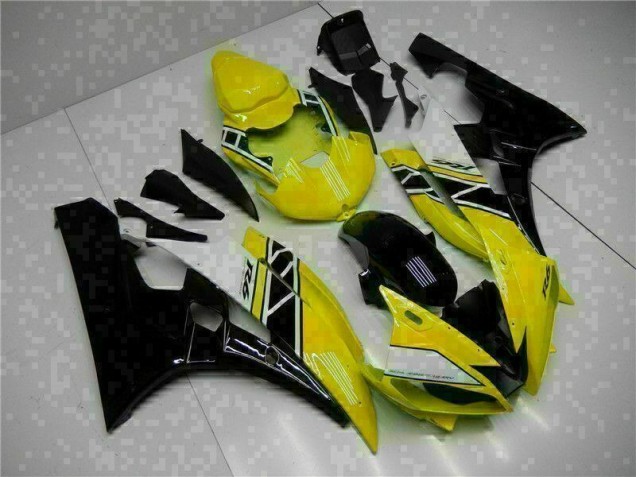 Kit Carenado Moto Yamaha R6 06-07 - Amarillo Negro Kit Carenado Moto Yamaha R6 06-07 - Amarillo Negro