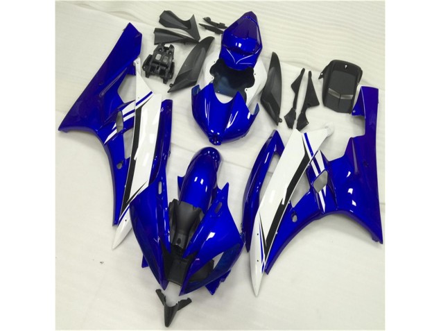 Kit Carenado Moto Yamaha R6 06-07 - Azul Blanco Kit Carenado Moto Yamaha R6 06-07 - Azul Blanco