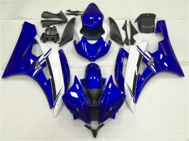 Kit Carenado Moto Yamaha R6 06-07 - Azul Blanco