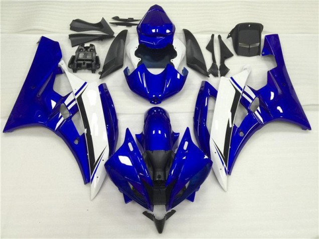 Kit Carenado Moto Yamaha R6 06-07 - Azul Blanco Kit Carenado Moto Yamaha R6 06-07 - Azul Blanco