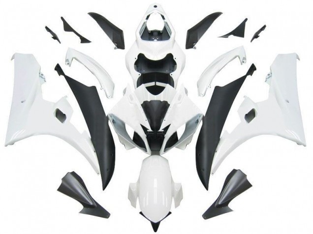 Kit Carenado Moto Yamaha R6 06-07 - Blanco Negro