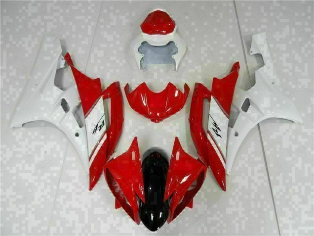 Kit Carenado Moto Yamaha R6 06-07 - Rojo Blanco Kit Carenado Moto Yamaha R6 06-07 - Rojo Blanco