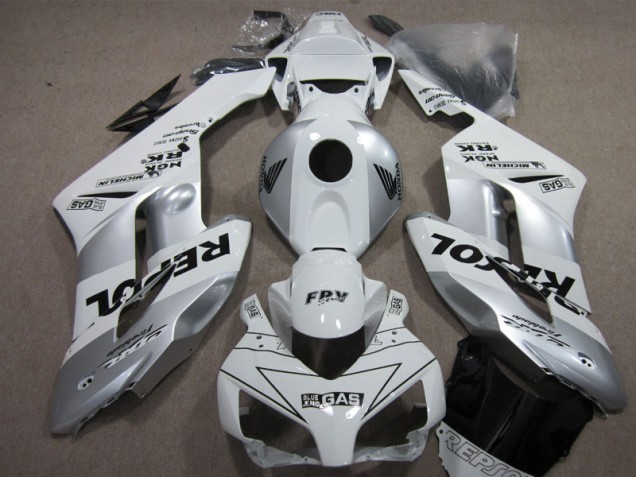 Kit Completo Carenado Moto Honda CBR 1000 RR 04-05 - Plata Repsol Kit Completo Carenado Moto Honda CBR 1000 RR 04-05 - Plata Repsol