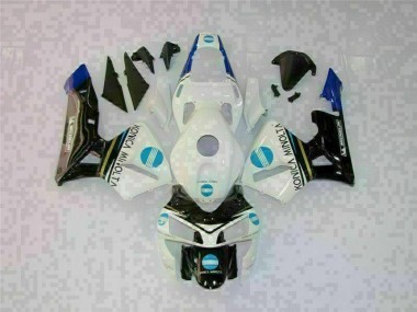 Kit Completo Carenado Moto Honda CBR 600 RR 03-04 - Blanco Negro