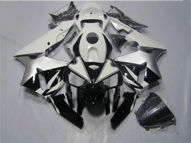 Kit Completo Carenado Moto Honda CBR 600 RR 05-06 - Negro Blanco