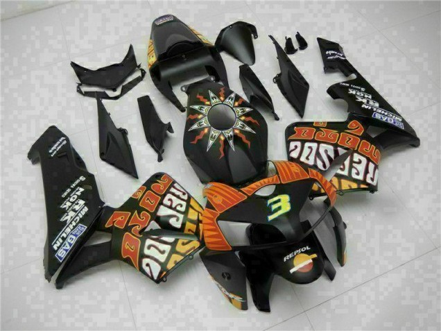 Kit Completo Carenado Moto Honda CBR 600 RR 05-06 - Negro Kit Completo Carenado Moto Honda CBR 600 RR 05-06 - Negro