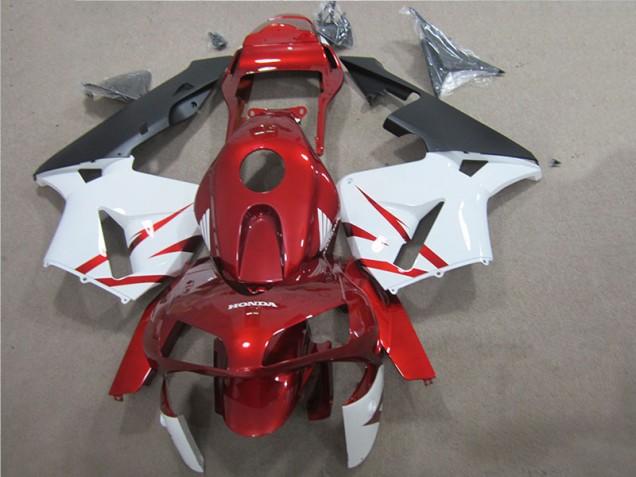Kit Completo Carenado Moto Honda CBR 600 RR 05-06 - Rojo Blanco Kit Completo Carenado Moto Honda CBR 600 RR 05-06 - Rojo Blanco