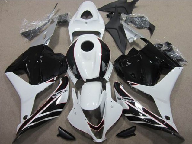 Kit Completo Carenado Moto Honda CBR 600 RR 09-12 - Blanco Negro Kit Completo Carenado Moto Honda CBR 600 RR 09-12 - Blanco Negro