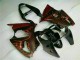 Kit Completo Carenado Moto Kawasaki ZX6R 00-02 - Negro Rojo Llama Kit Completo Carenado Moto Kawasaki ZX6R 00-02 - Negro Rojo Llama