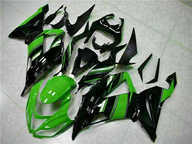 Kit Completo Carenado Moto Kawasaki ZX6R 13-18 - Negro Verde