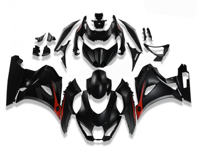 Kit Completo Carenado Moto Suzuki GSXR 1000 17-23 - Negro Rojo Kit Completo Carenado Moto Suzuki GSXR 1000 17-23 - Negro Rojo