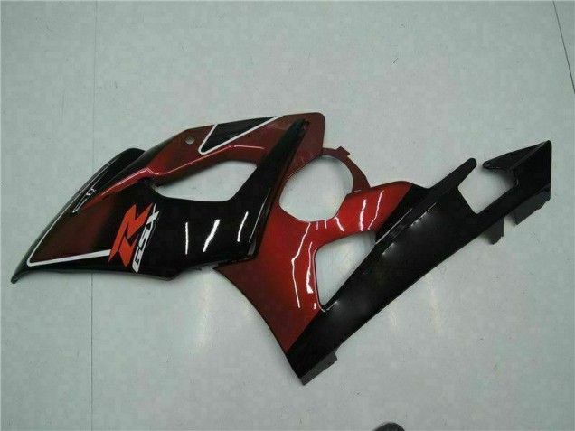 Kit Completo Carenado Moto Suzuki GSXR 1000 K5 05-06 - Rojo Negro Kit Completo Carenado Moto Suzuki GSXR 1000 K5 05-06 - Rojo Negro