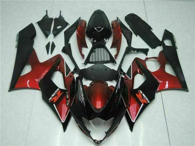 Kit Completo Carenado Moto Suzuki GSXR 1000 K5 05-06 - Rojo Negro Kit Completo Carenado Moto Suzuki GSXR 1000 K5 05-06 - Rojo Negro