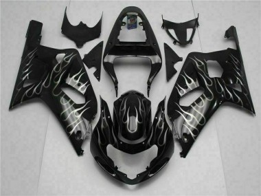Kit Completo Carenado Moto Suzuki GSXR 600 / 750 K1 K2 K3 01-03 - Negro